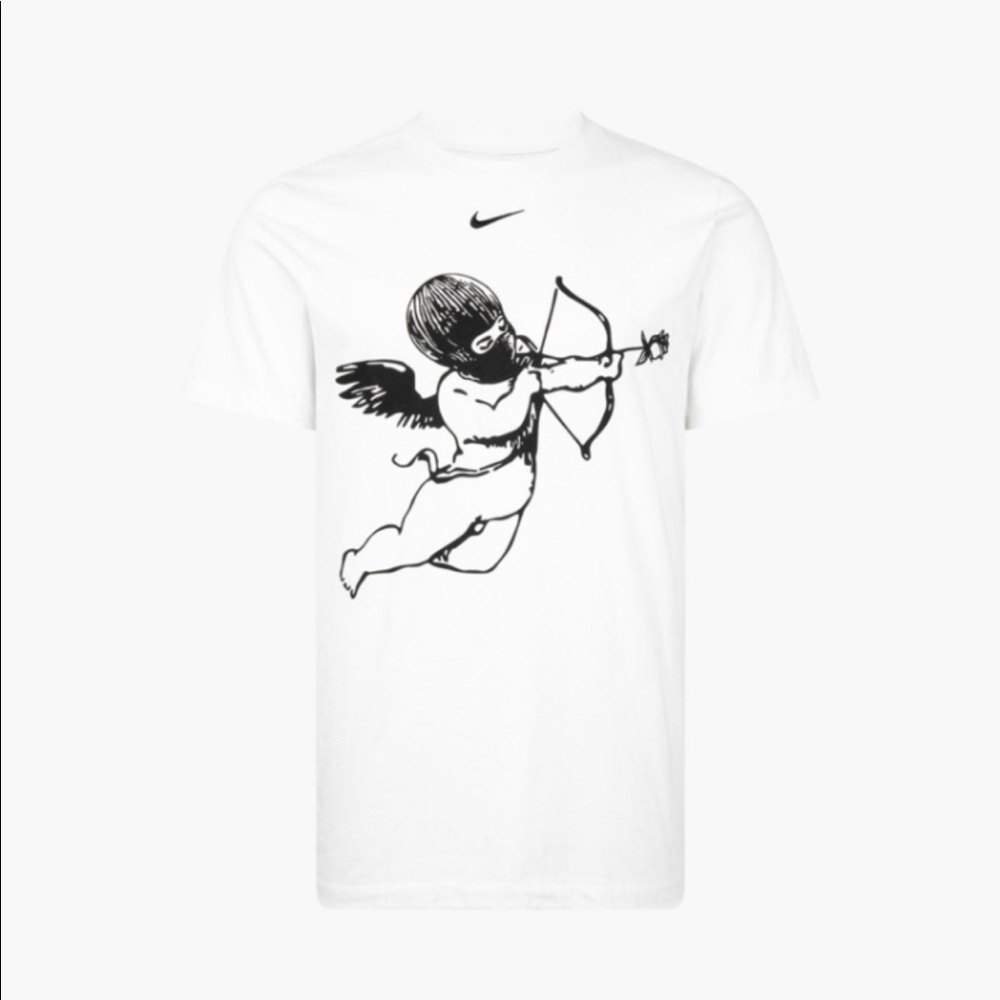 BRAND NEW NIKE x CERTIFIED LOVER BOY LIMITED EDITION WHITE CHERUB T-SHIRT